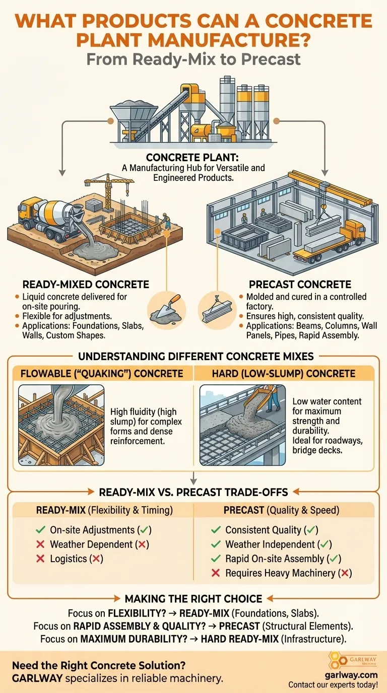 Welche Produkte kann ein Betonwerk herstellen? Ein Leitfaden zu Transportbeton und Betonfertigteilen Visuelle Anleitung