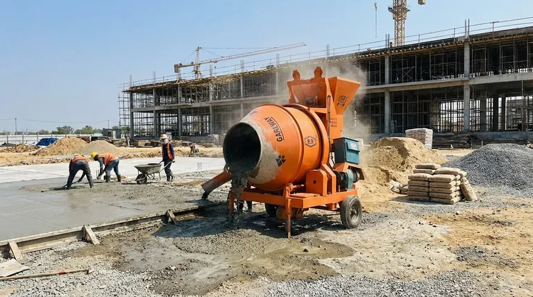 ¿Cuál es el propósito de una hormigonera? Lograr un hormigón consistente y de alta resistencia