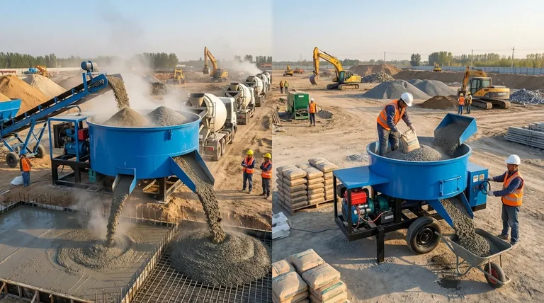 연속 믹서는 배치 믹서와 어떻게 다르게 작동합니까? 콘크리트 생산 규모를 최적화하십시오.