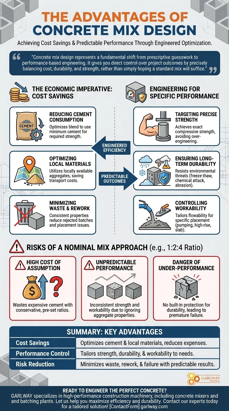 Quais são as vantagens do traço de concreto? Otimize Custo e Desempenho para o Seu Projeto Guia Visual