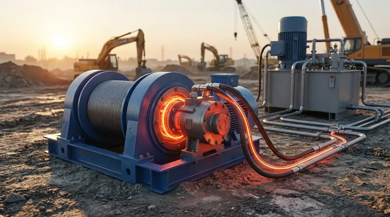 Pourquoi le moteur hydraulique est-il considéré comme le cœur du treuil ? C'est le moteur de la conversion de puissance