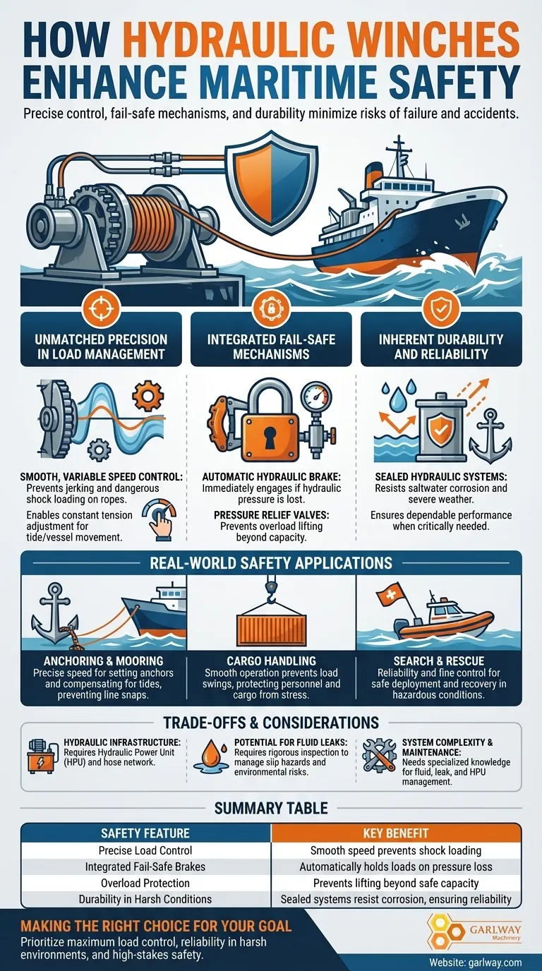 液压绞车如何提高海上作业的安全性？确保船员和货物安全 图解指南