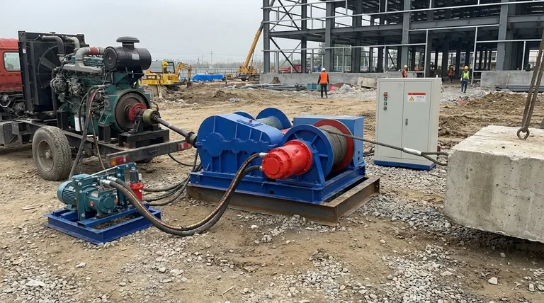 유압 윈치 시스템에서 유압 펌프의 기능은 무엇인가요? 강력한 견인력의 핵심