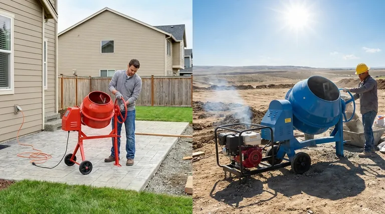 시멘트 믹서에 어떤 종류의 모터를 사용할 수 있습니까? 작업 현장에 맞는 동력을 선택하세요.
