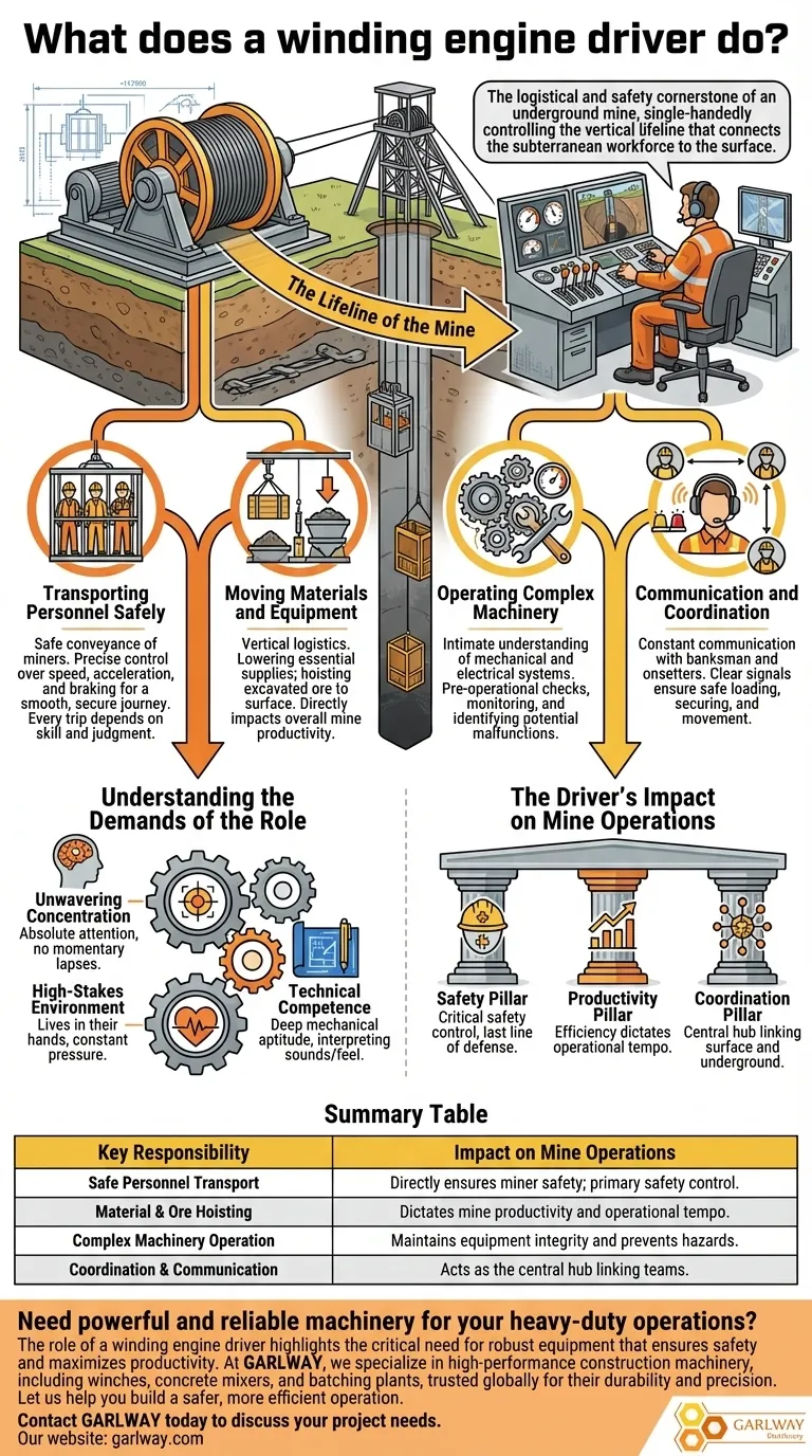 권양기 기관 운전원은 무엇을 하나요? 광산 수직 생명선의 중요한 역할 시각적 가이드