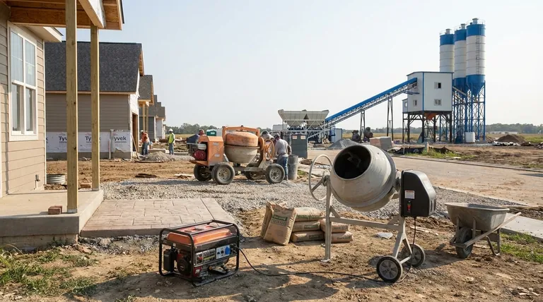 选择水泥搅拌机时应考虑哪些因素?最大化项目效率和成本节约