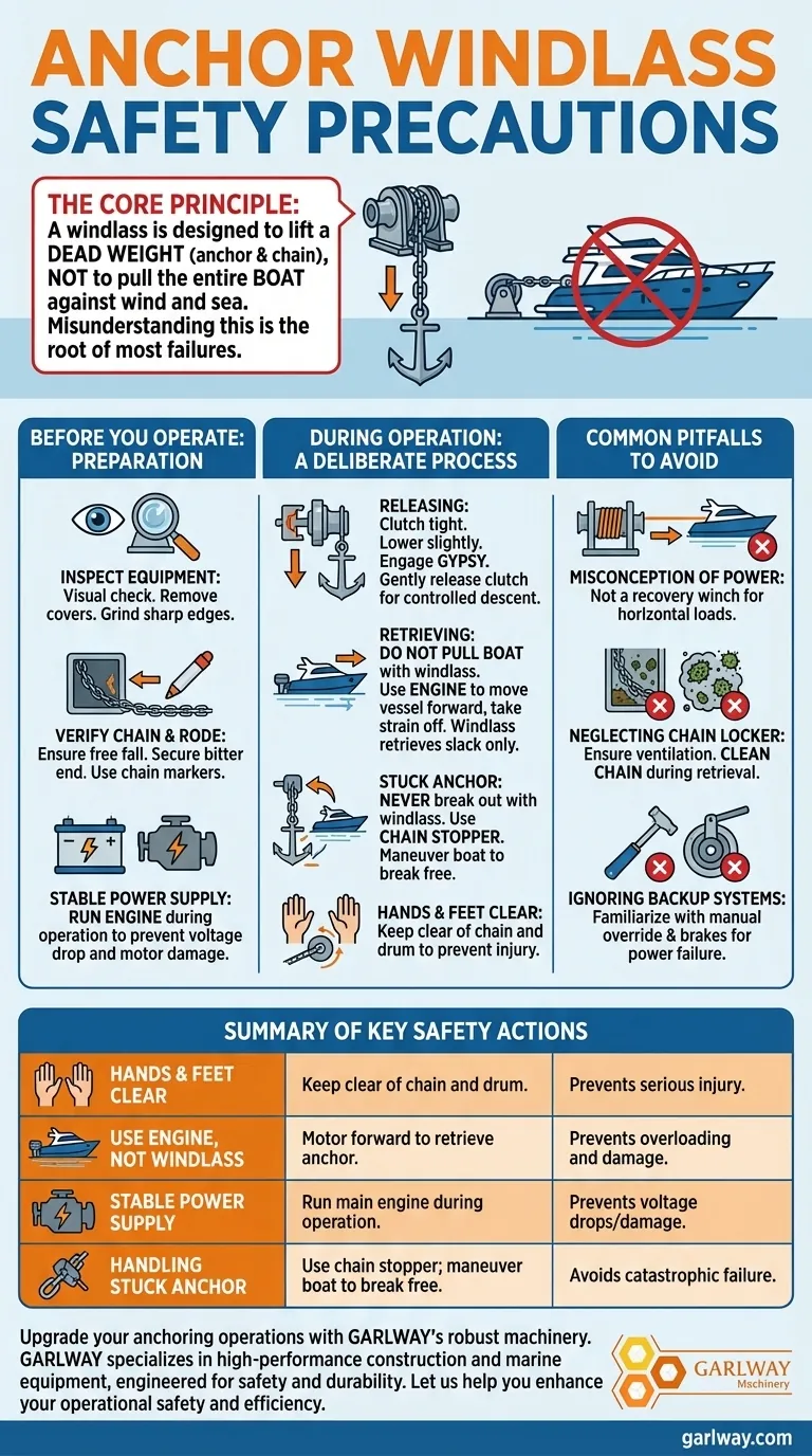 アンカーウインドラスの操作に必要な安全対策は何ですか？安全で信頼性の高い係留を確保する ビジュアルガイド
