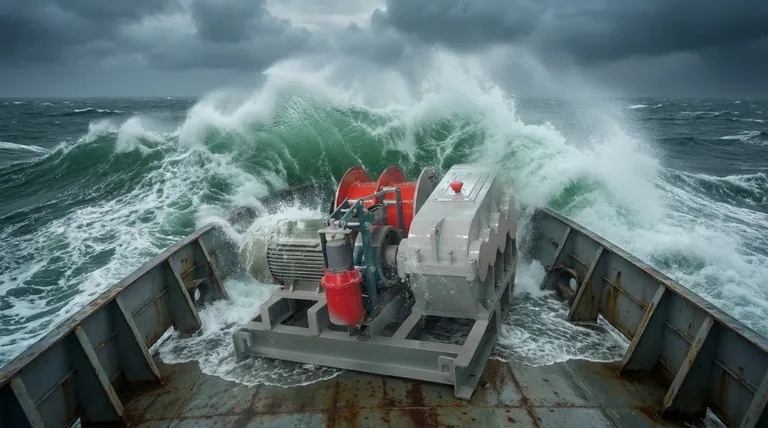 윈드라스에 영향을 미치는 환경적 위험은 무엇인가요? 파도 및 부식으로부터 보호