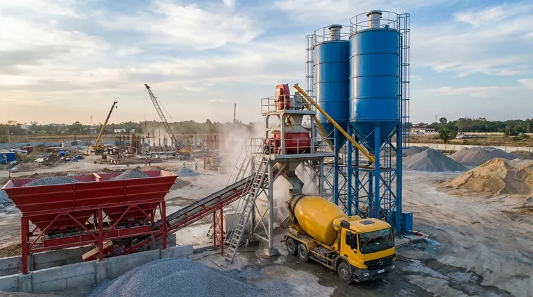 コンクリートプラントでは、完成品はどのように保管されますか? クリティカル・ジャストインタイム生産の原則