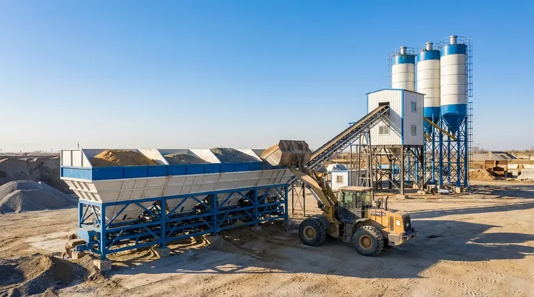 Qual é a função dos silos de agregados em uma central de concreto? A Base da Qualidade do Concreto