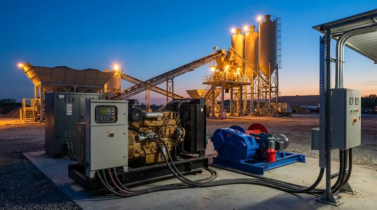 콘크리트 배치 플랜트에서 전기 및 발전기 시스템이 중요한 이유는 무엇인가요? 운영의 생명선