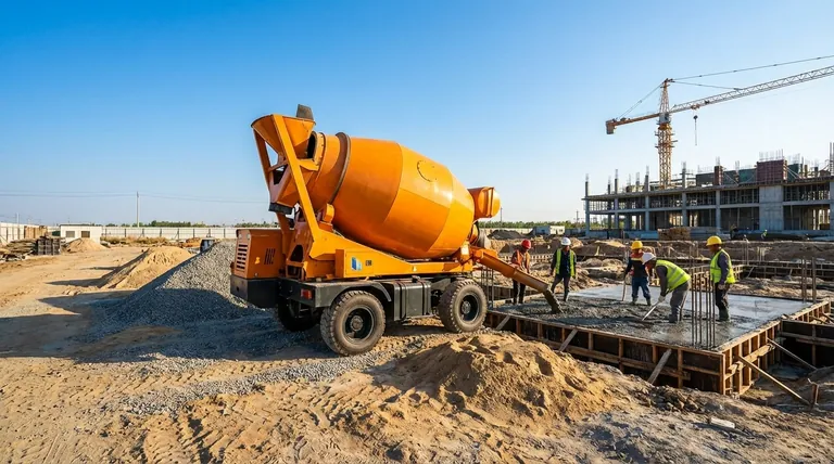كيف تساهم خلاطات الخرسانة ذاتية التحميل في توفير التكاليف؟ قم بتبسيط إنتاج الخرسانة في الموقع