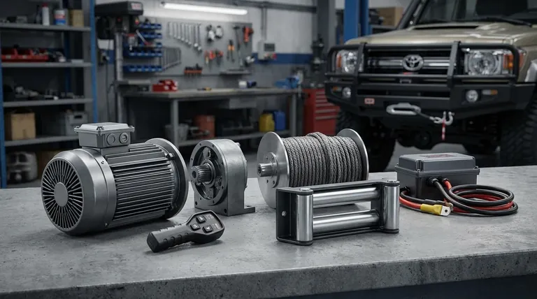 電気ウインチシステムの主な構成要素は何ですか?動力、制御、安全に関するガイド