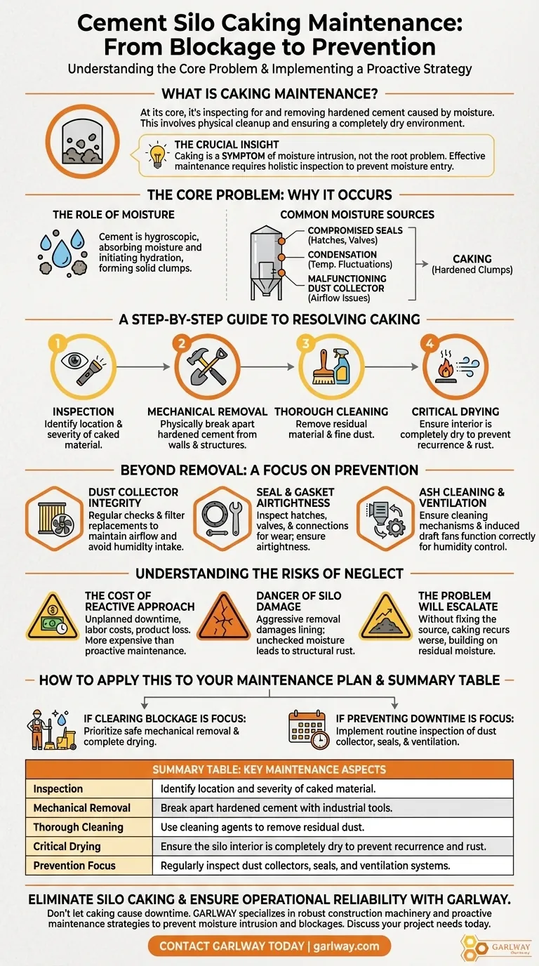 시멘트 사일로 케이킹 유지보수에는 무엇이 포함되나요? 가동 중단 방지를 위한 가이드 시각적 가이드