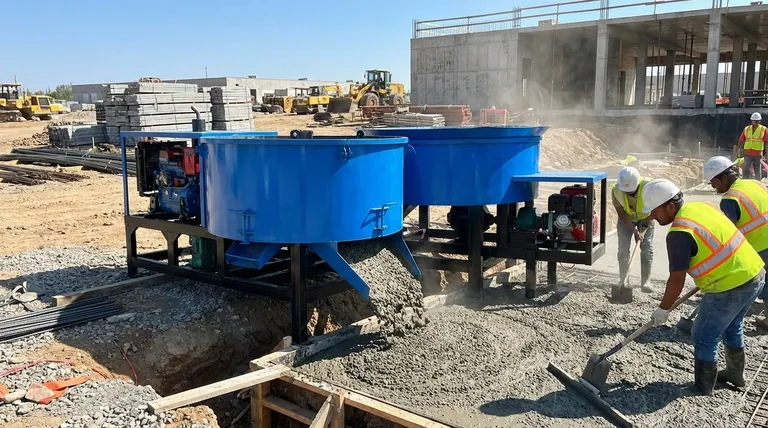 How does the design of flat-mouth mixers facilitate unloading? Achieve Faster, Cleaner Concrete Pours