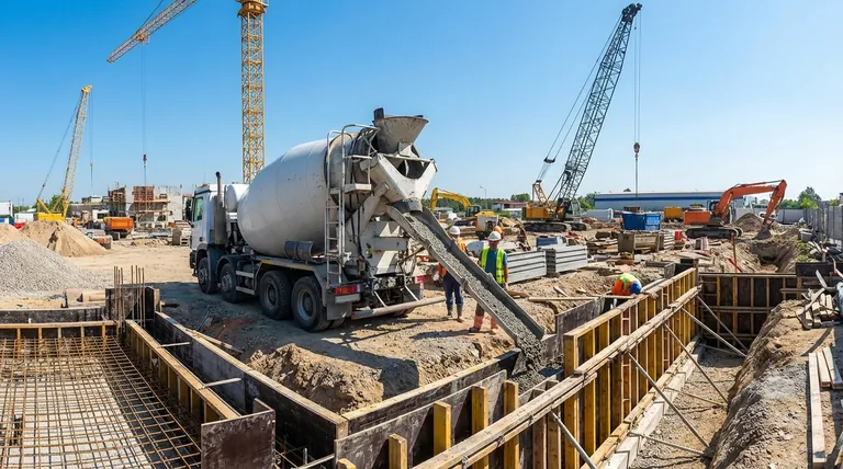 트랜짓 믹서의 장점은 무엇인가요? 콘크리트 배송을 간소화하여 프로젝트를 더 빠르게 진행하세요.