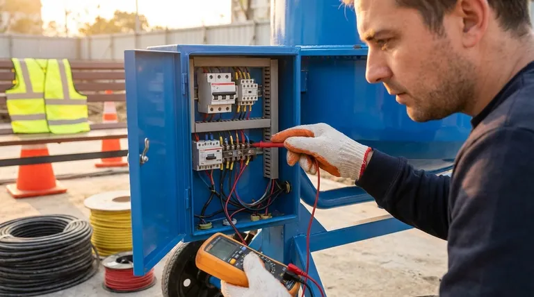 ¿Cómo se debe inspeccionar el sistema eléctrico de una hormigonera? Garantice la seguridad y el rendimiento
