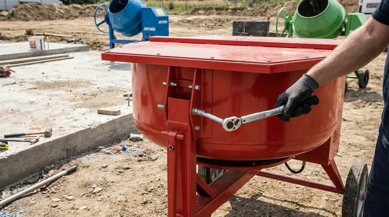 콘크리트 믹서의 패스너 및 커넥터에 대해 무엇을 확인해야 합니까? 안전 확보 및 고장 방지