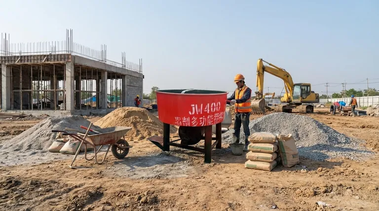 Quelle est la puissance nominale d'une bétonnière mobile ? Choisissez la bonne source d'alimentation pour votre chantier.