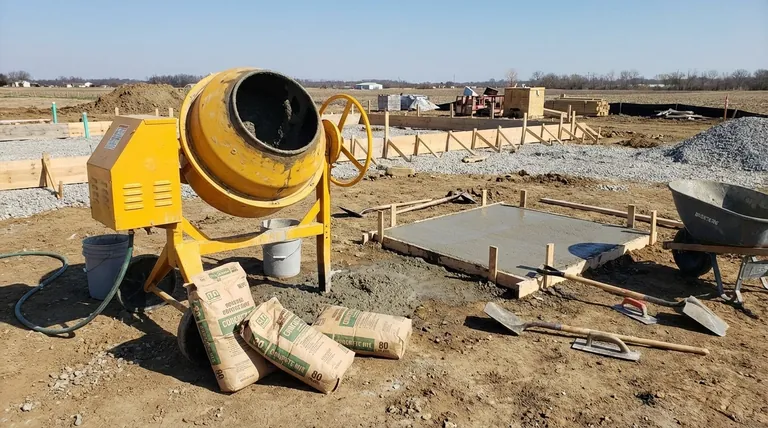 Quelle quantité de béton pouvez-vous mélanger dans une bétonnière portative ? Maximisez l'efficacité sur les petits chantiers