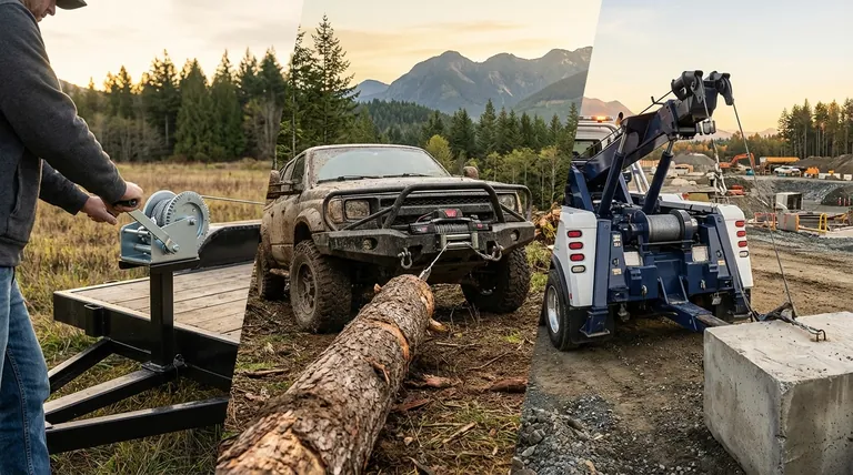 绞盘有哪些不同类型?为您的工作选择合适的动力源