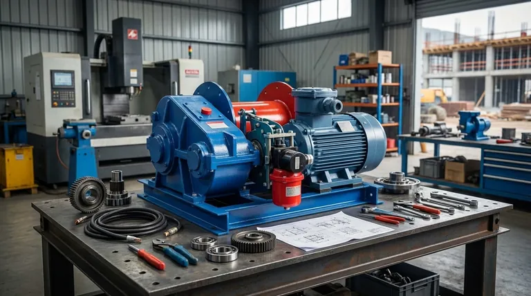 ¿Cuáles son los componentes de un cabrestante eléctrico? Una guía a sus sistemas centrales y potencia