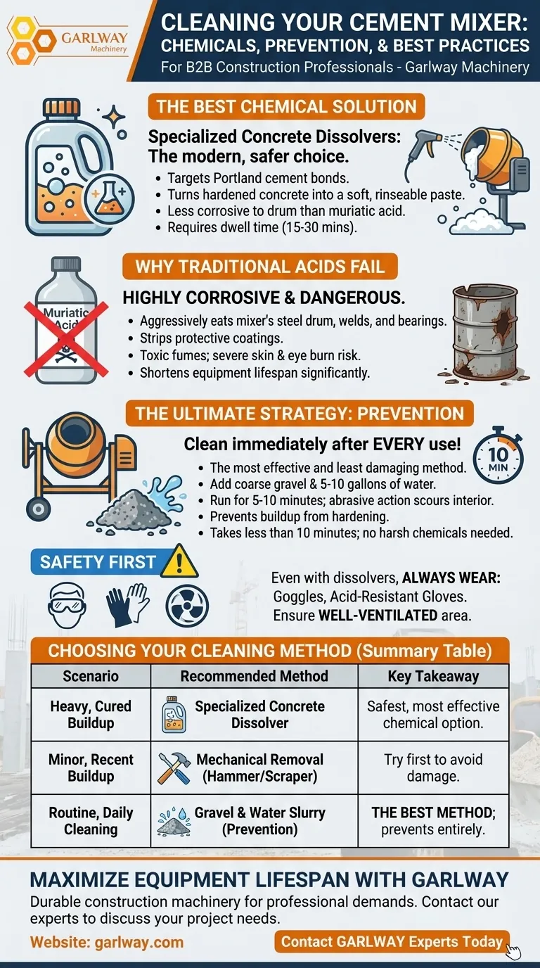 Quel est le meilleur produit chimique pour nettoyer une bétonnière ? Un guide pour un nettoyage sûr et efficace Guide Visuel