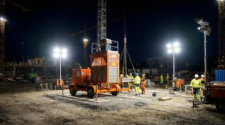 ホイストの夜間作業に必要なものは何ですか?適切な照明で安全を確保する