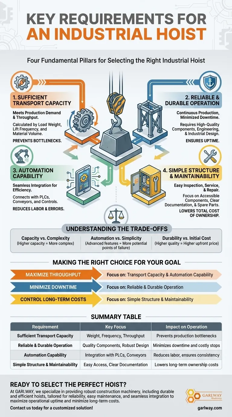 工业起重机的关键要求是什么？最大化正常运行时间和效率 图解指南
