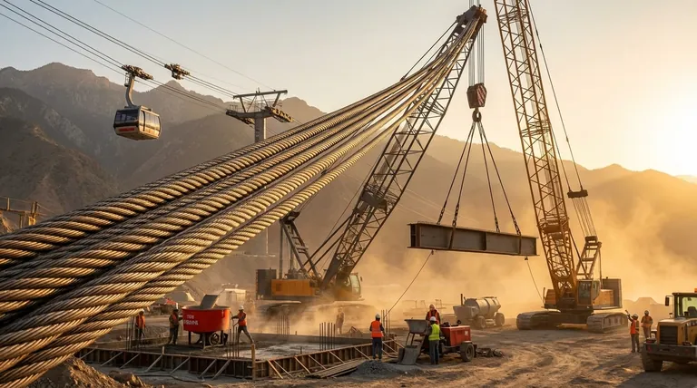 와이어 로프는 어떤 종류의 기계에 일반적으로 사용됩니까? 리프팅, 풀링 및 지지대에 필수적입니다.
