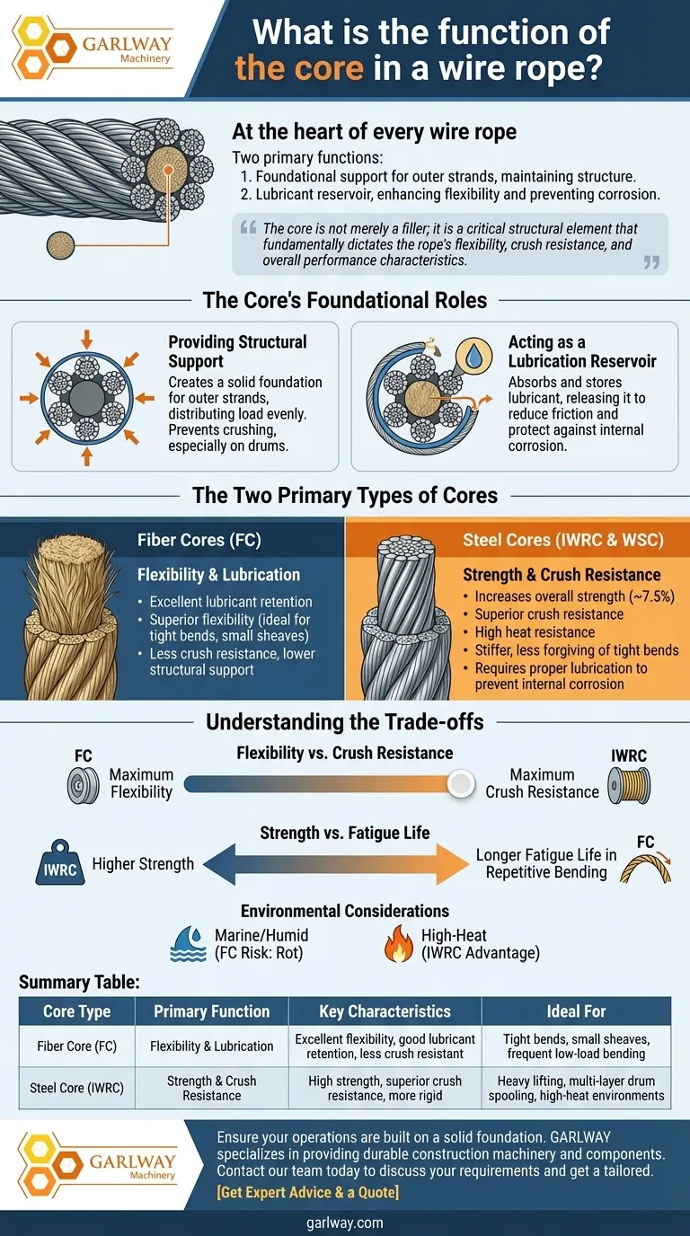 와이어 로프의 코어 기능은 무엇인가요? 강도, 유연성 및 수명의 핵심 시각적 가이드