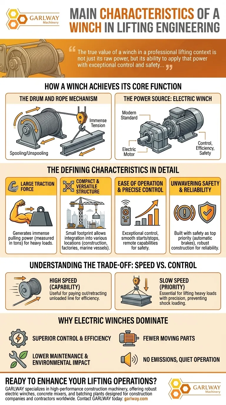 Quelles sont les principales caractéristiques d'un treuil en ingénierie de levage ? Obtenir précision et sécurité dans la manipulation de charges lourdes Guide Visuel