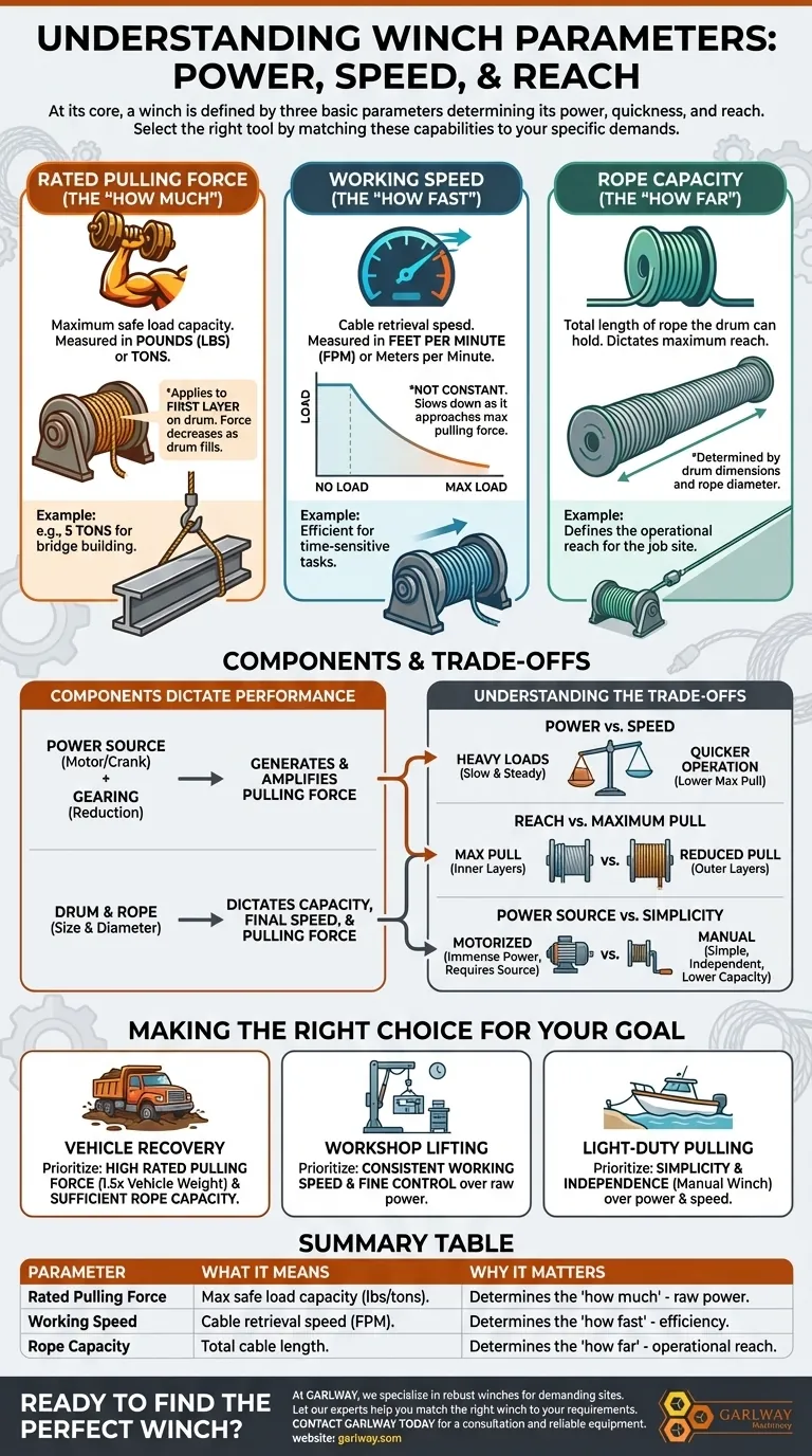 ما هي المعلمات الأساسية للرافعة؟ دليل للقوة والسرعة والمدى دليل مرئي