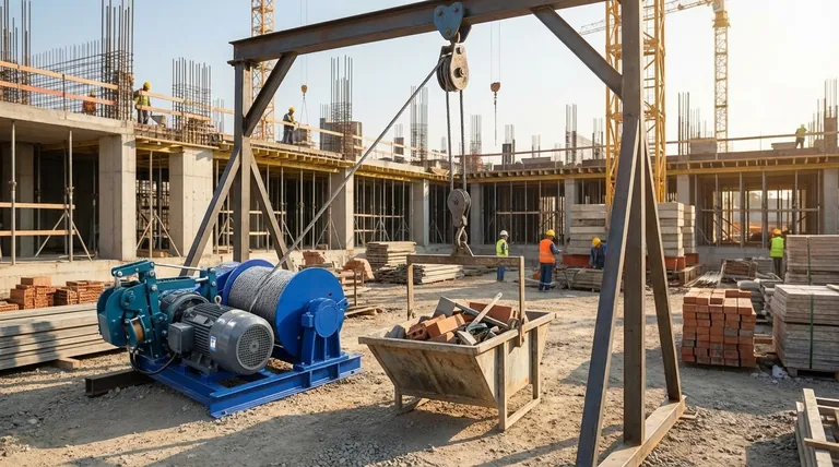건설 현장에 적합한 윈치는 어떤 종류인가요? 효율성을 위해 컴팩트 유성 기어 윈치를 선택하세요.