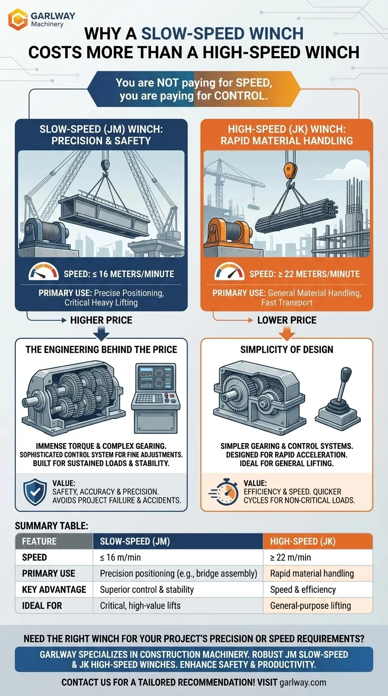 Warum ist der Preis einer langsam laufenden Winde höher? Investition in Präzisionssteuerung und Sicherheit Visuelle Anleitung