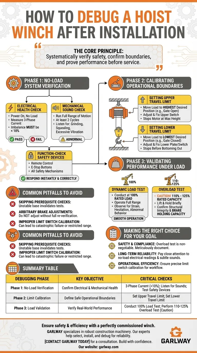 設置後のホイストウインチのデバッグはどのように行うべきか？安全性と信頼性を確保するための3相ガイド ビジュアルガイド