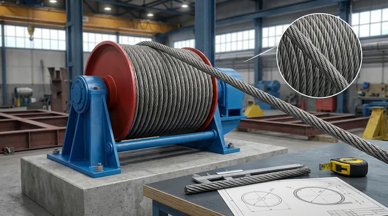 윈치 드럼 직경을 결정하는 주요 요인은 무엇입니까? 와이어 로프의 무결성을 보호하십시오.