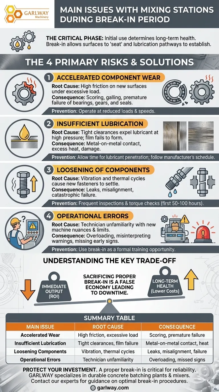 새 믹싱 스테이션의 초기 가동 기간 동안 주요 문제는 무엇입니까? 비용이 많이 드는 손상을 피하고 수명을 보장하십시오. 시각적 가이드