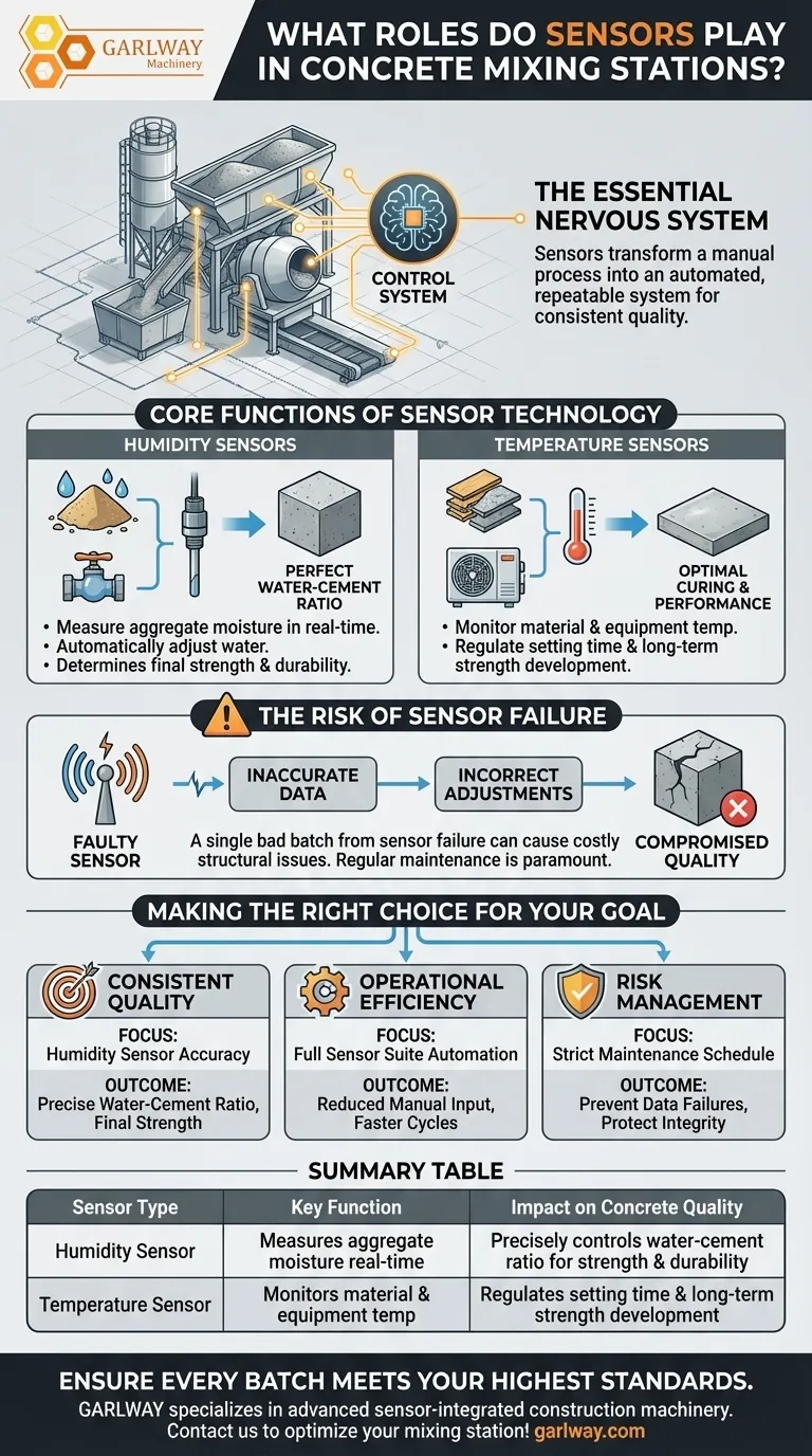 Quali ruoli svolgono i sensori nelle centrali di betonaggio? Raggiungere la perfetta automazione e il controllo qualità Guida Visiva