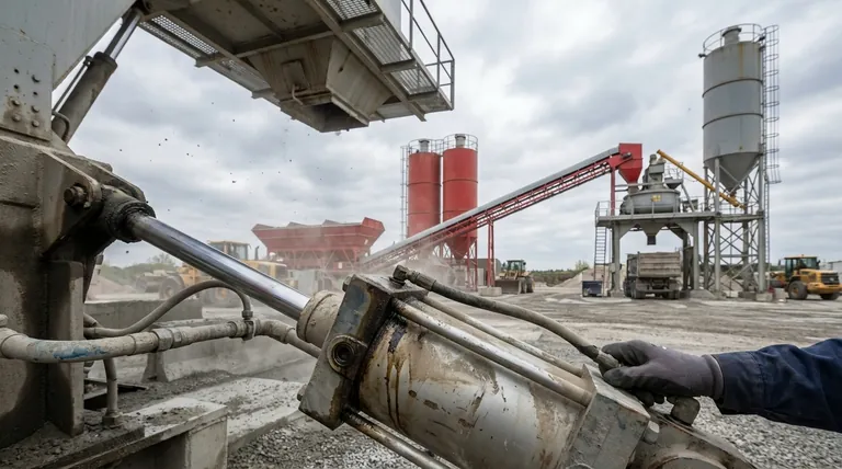 混凝土搅拌站气缸常见的故障类型有哪些?诊断与预防代价高昂的停机时间