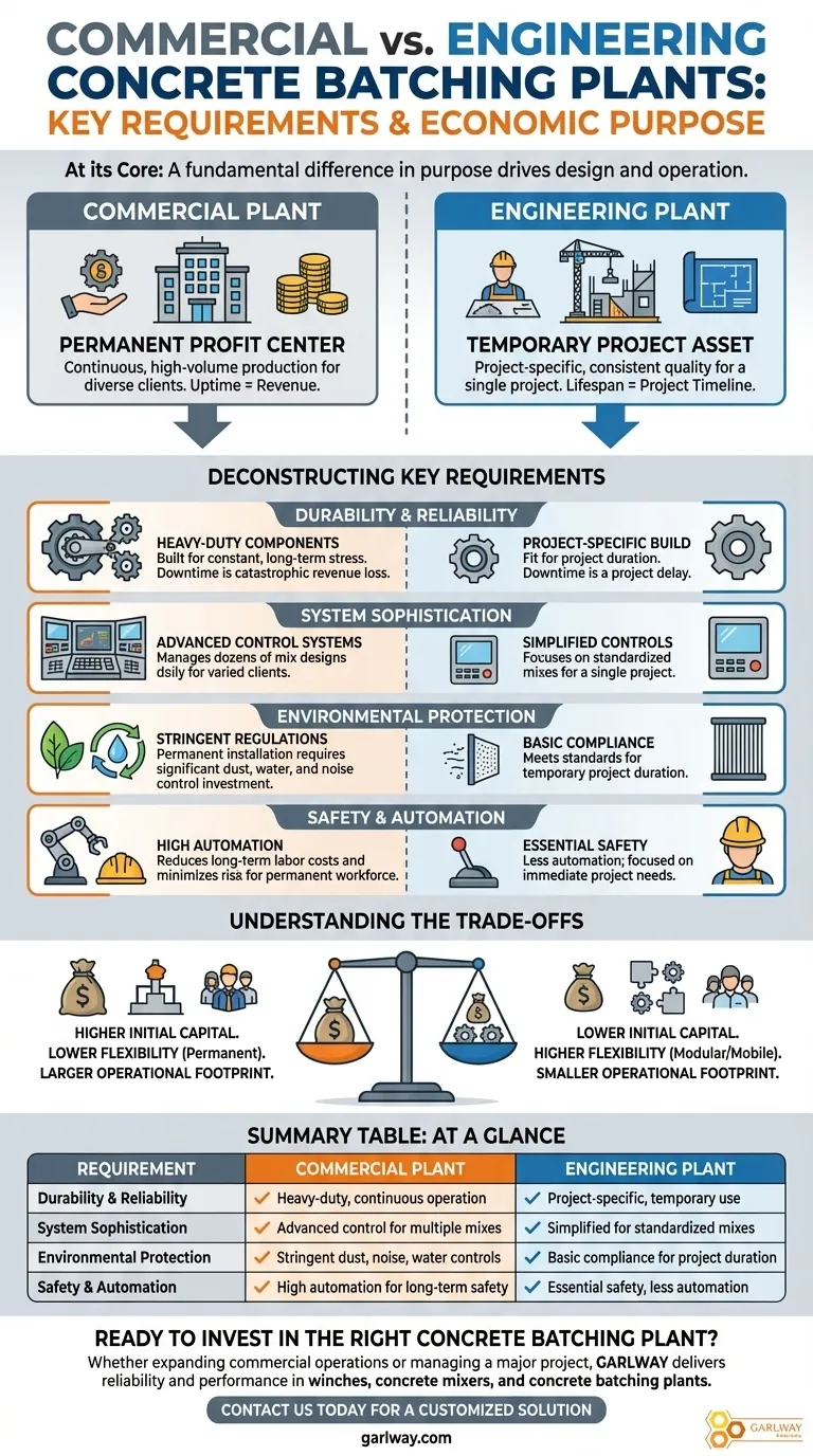 ¿Cuáles son los requisitos clave para una planta de hormigón comercial? Diseñada para beneficios continuos y de alto volumen Guía Visual