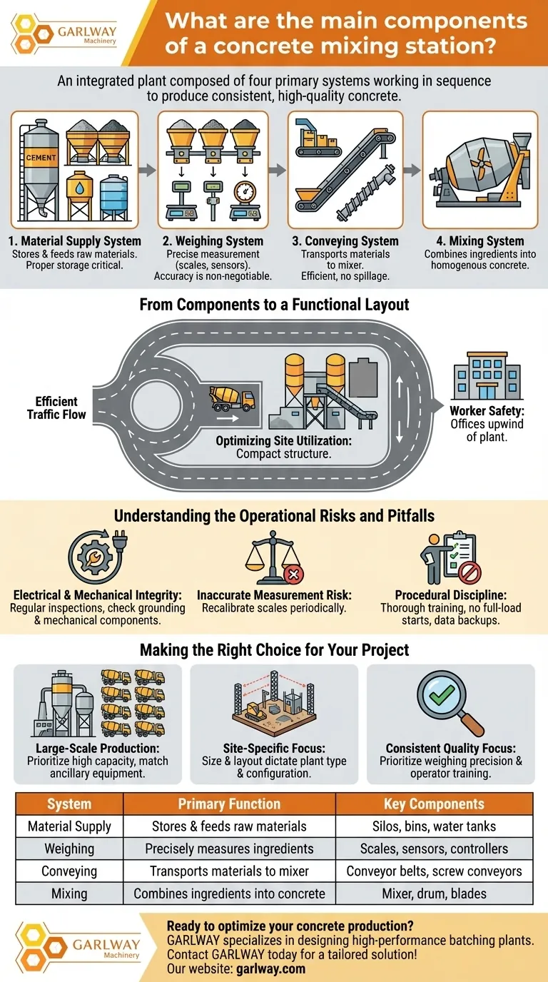 ما هي المكونات الرئيسية لمحطة خلط الخرسانة؟ دليل لإنتاج الخرسانة بكفاءة دليل مرئي