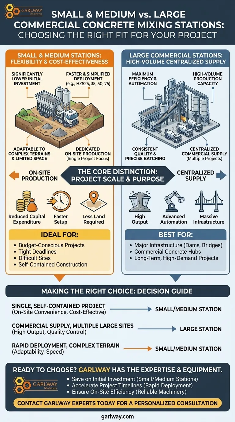 Quali sono i vantaggi delle centrali di betonaggio piccole e medie? Massimizzare l'efficacia dei costi e la flessibilità in cantiere Guida Visiva