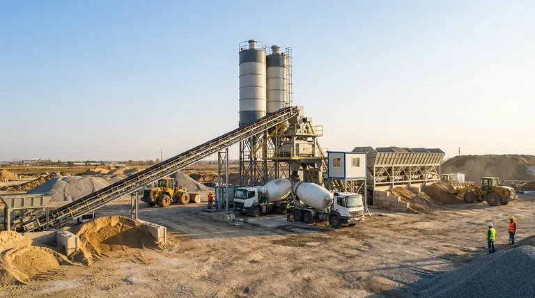 Quais são os modelos comuns de centrais de mistura de concreto de pequeno e médio porte? HZS25 a HZS75 Explicados