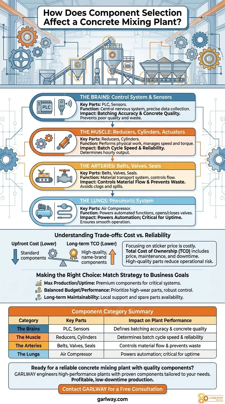 ¿Cómo afecta la selección de componentes a una planta de mezcla de concreto? Maximice el tiempo de actividad y la rentabilidad de la planta Guía Visual