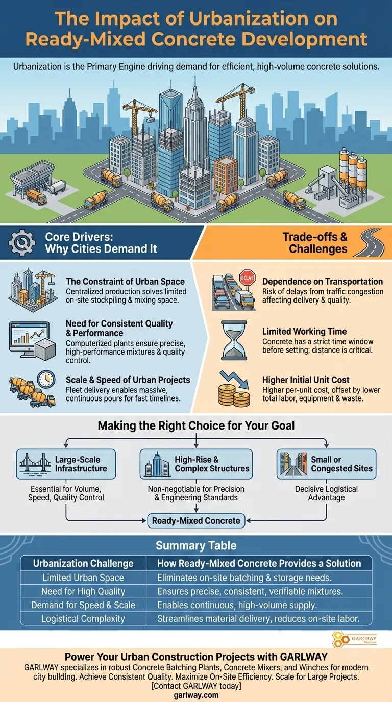 都市化がレディーミクストコンクリートの開発に与える影響とは？現代の都市建設に不可欠な要素 ビジュアルガイド