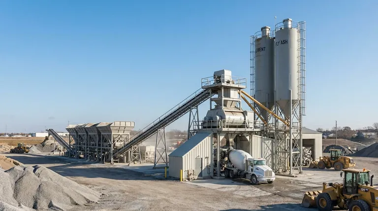 商業用コンクリートプラントで一般的に使用される設備の種類は?プラントシステム完全ガイド