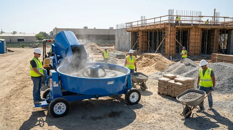 ما هي استخدامات آلة الخلط؟ ضمان خرسانة متسقة وعالية القوة لمشاريعك