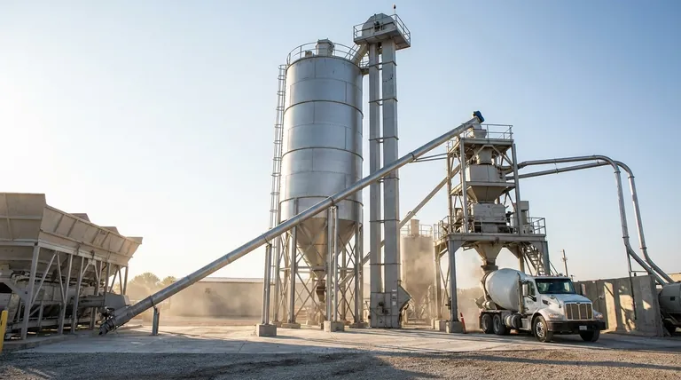 콘크리트 혼합 플랜트의 일반적인 시멘트 공급 장비는 무엇인가요? 플랜트에 맞는 시스템 선택