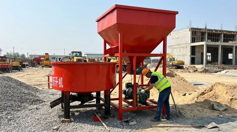 O que deve ser feito se a tremonha de agregados não descer conforme programado após a descarga? Corrigir o problema comum do interruptor de viagem